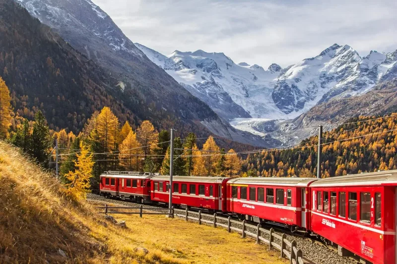 Milano - Treni i Kuq Bernina - St. Moritz