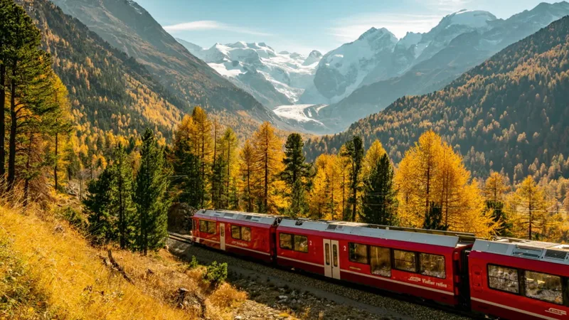 Zvicër: tren panoramik dhe teleferik në Alpe