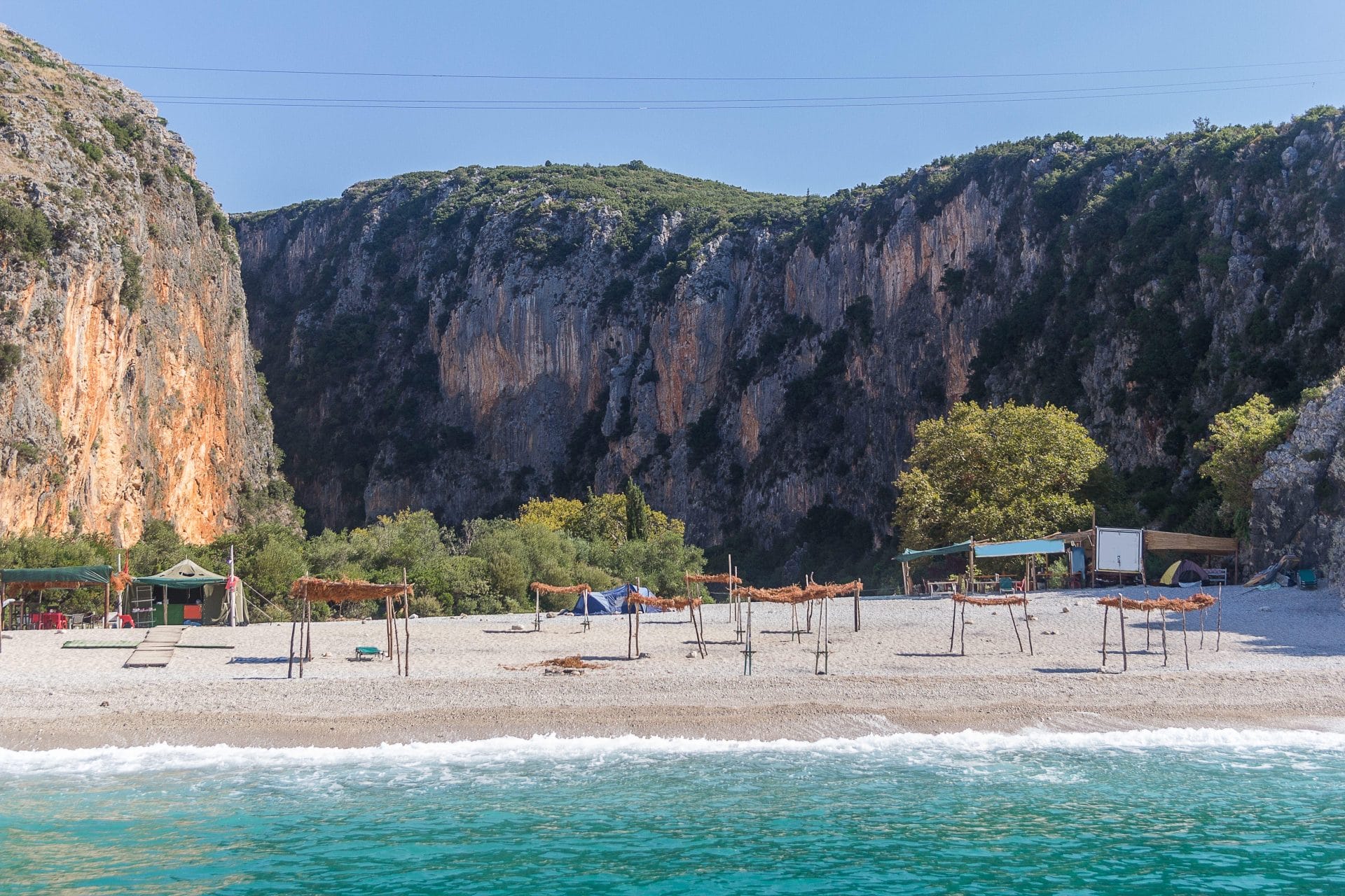 Kamping në Gjipe