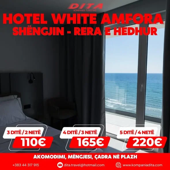 Hotel White Amfora, Shëngjin