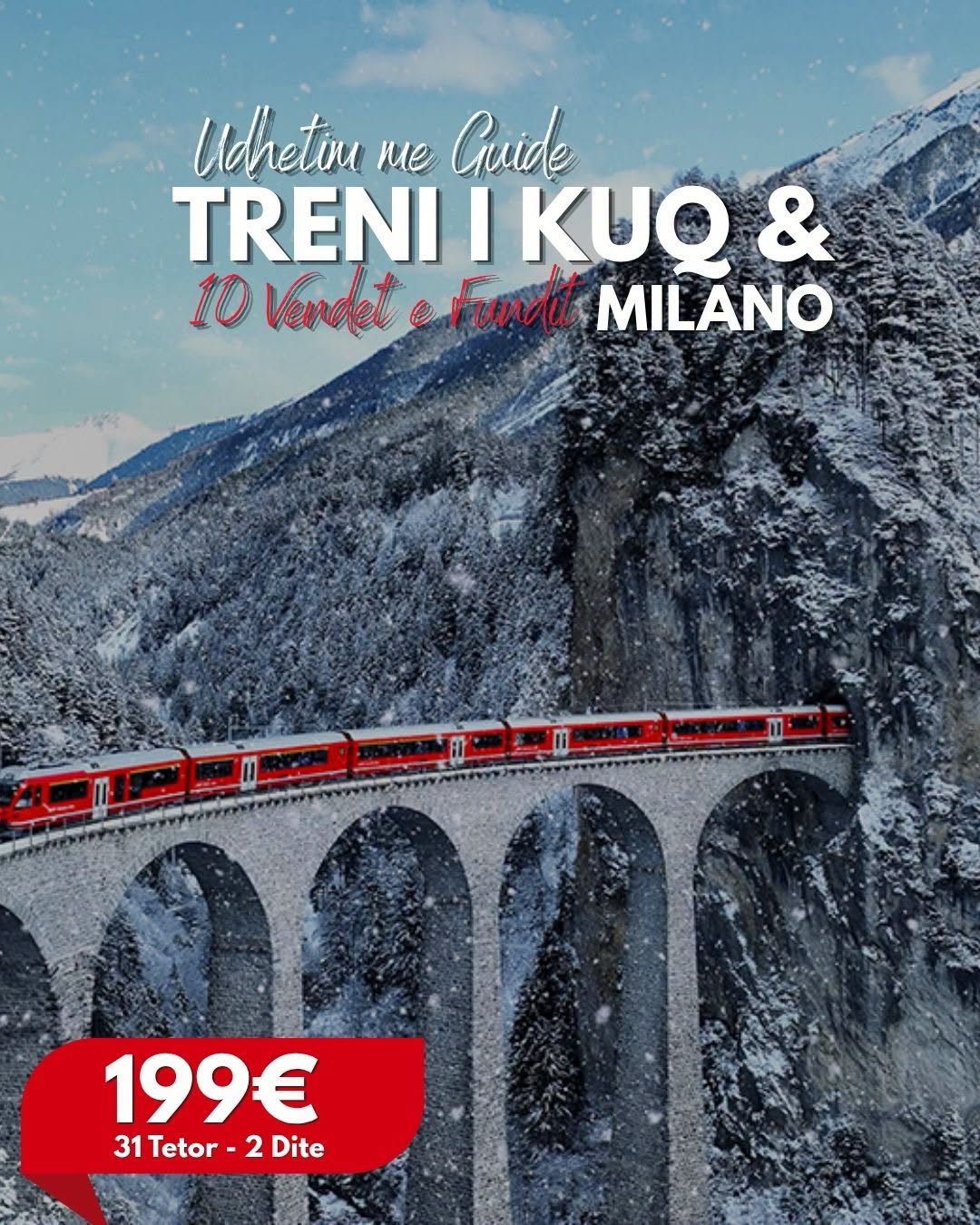 Treni i Kuq Bernina dhe Milano — Milano, Itali — foto 7 nga 7