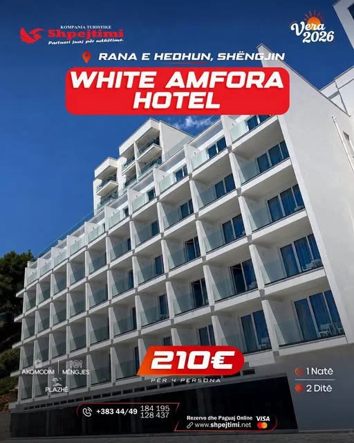 White Amfora Hotel, Shëngjin