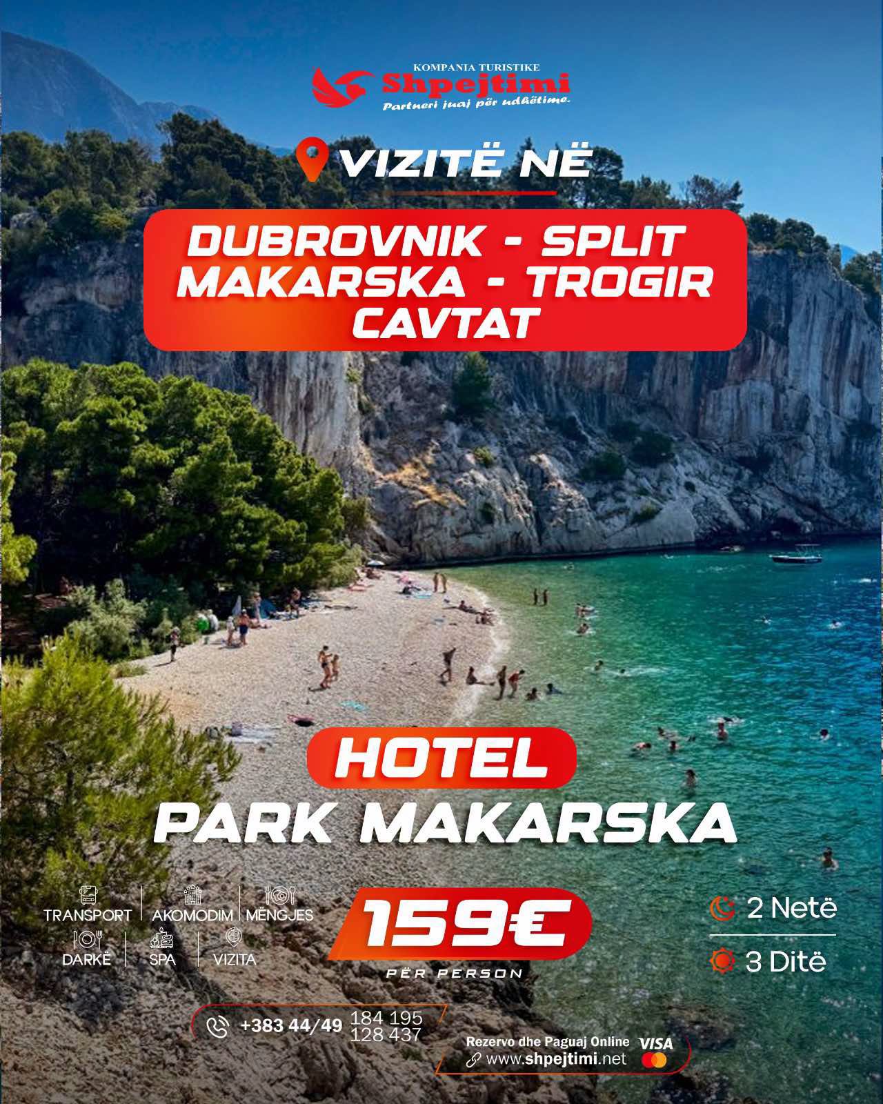 Hotel Park Makarska, Riviera Kroate — Riviera Kroate (Dubrovnik, Split, Trogir, Cavtat) — foto 11 nga 12