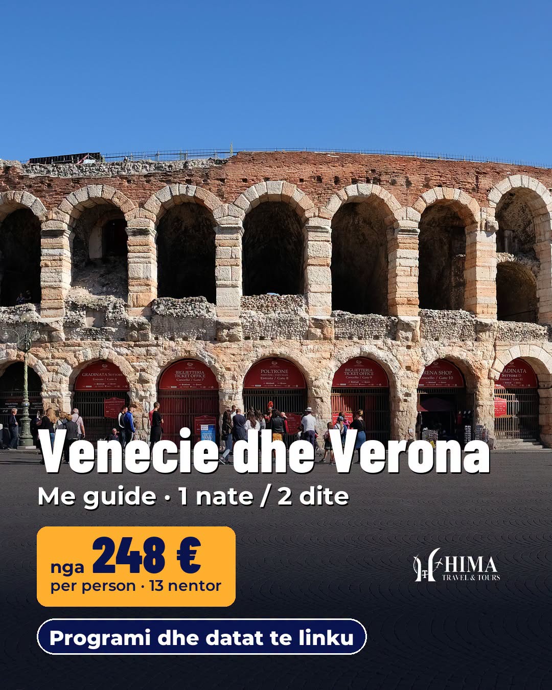 Venecie dhe Verona me guidë