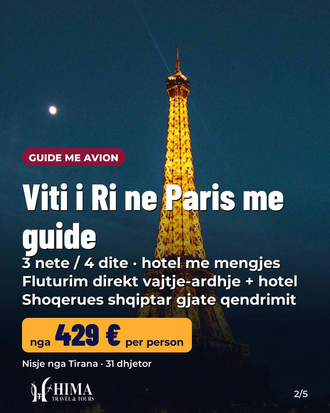 Viti i Ri në Paris me guide