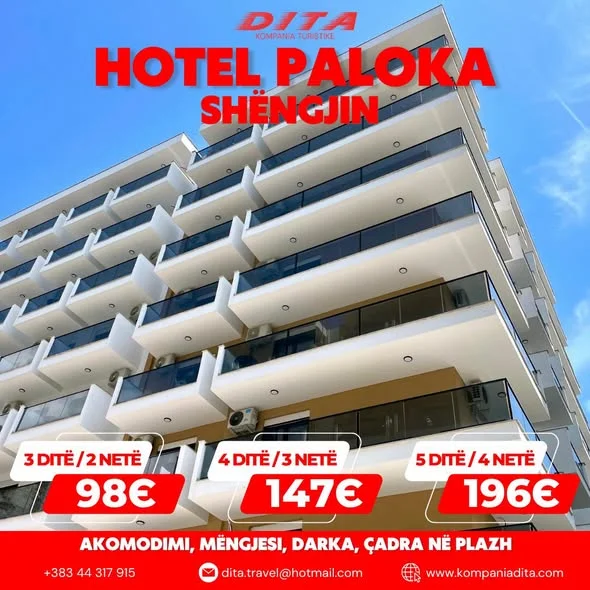 Extra Zbritje – Hotel Paloka, Shëngjin