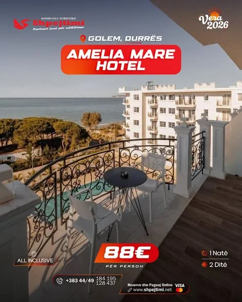 Golem, Durrës - Amelia Mare Hotel