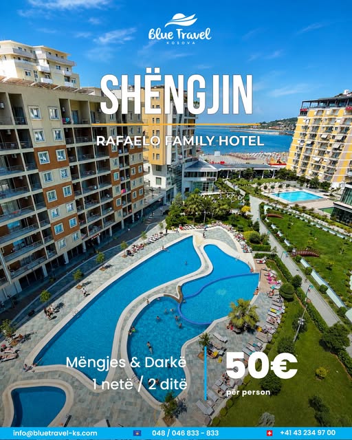 Rafaelo Family Hotel Shëngjin — Mëngjes & Darkë