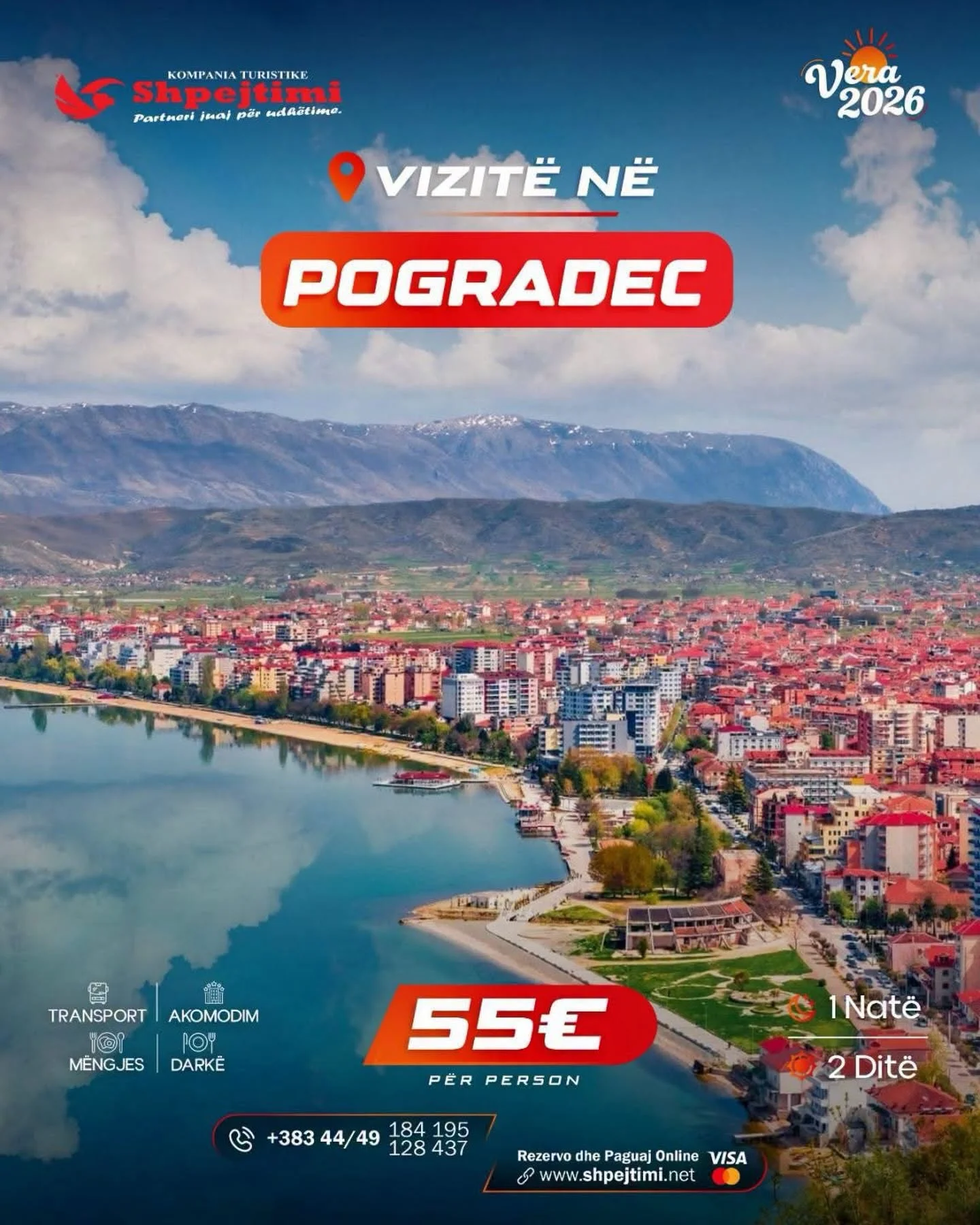 Fundjavë në Pogradec, Strugë, Ohër dhe Tiranë