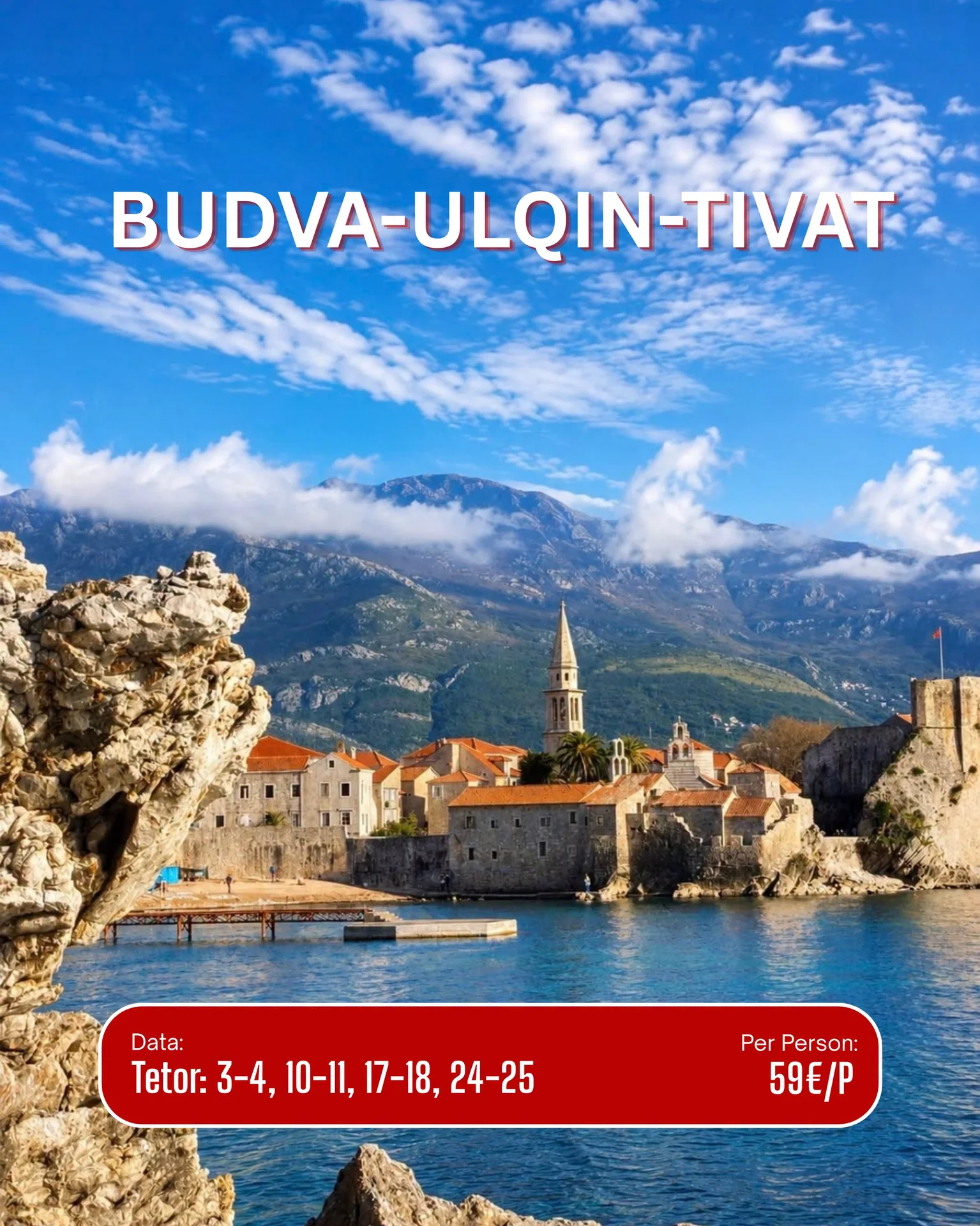 Budva - Ulqin - Tivat
