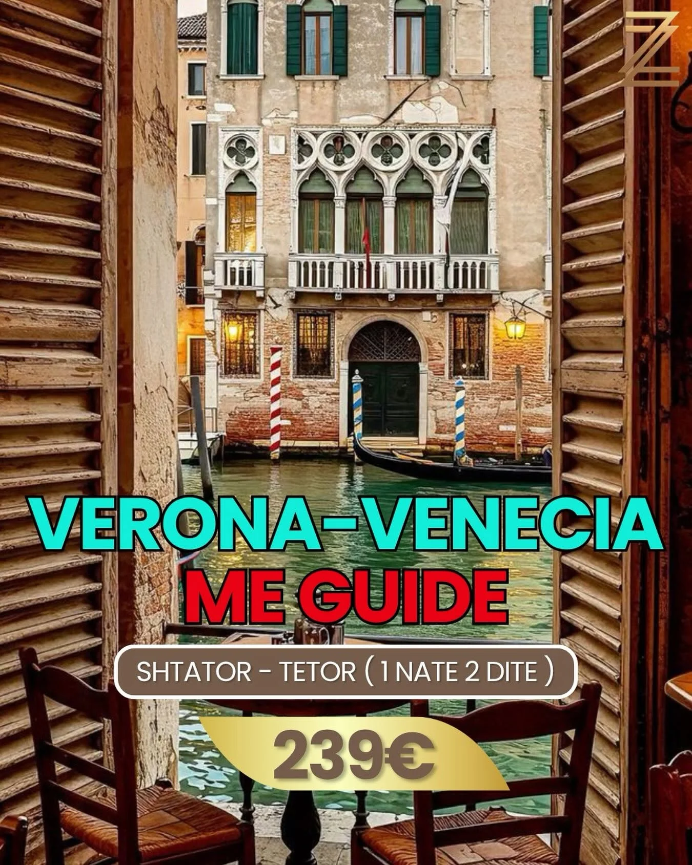 Verona - Venecia, 2 ditë me guidë