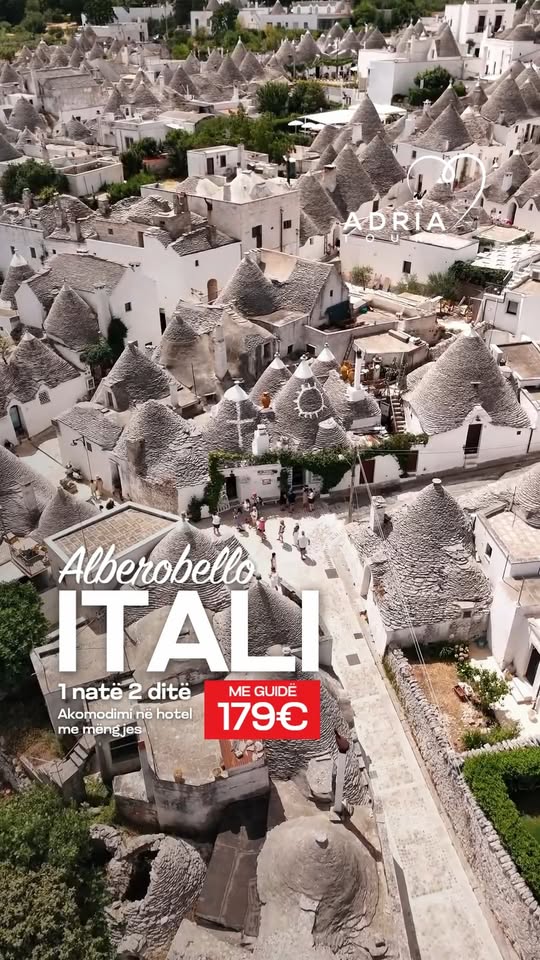 Alberobello dhe Matera, Itali