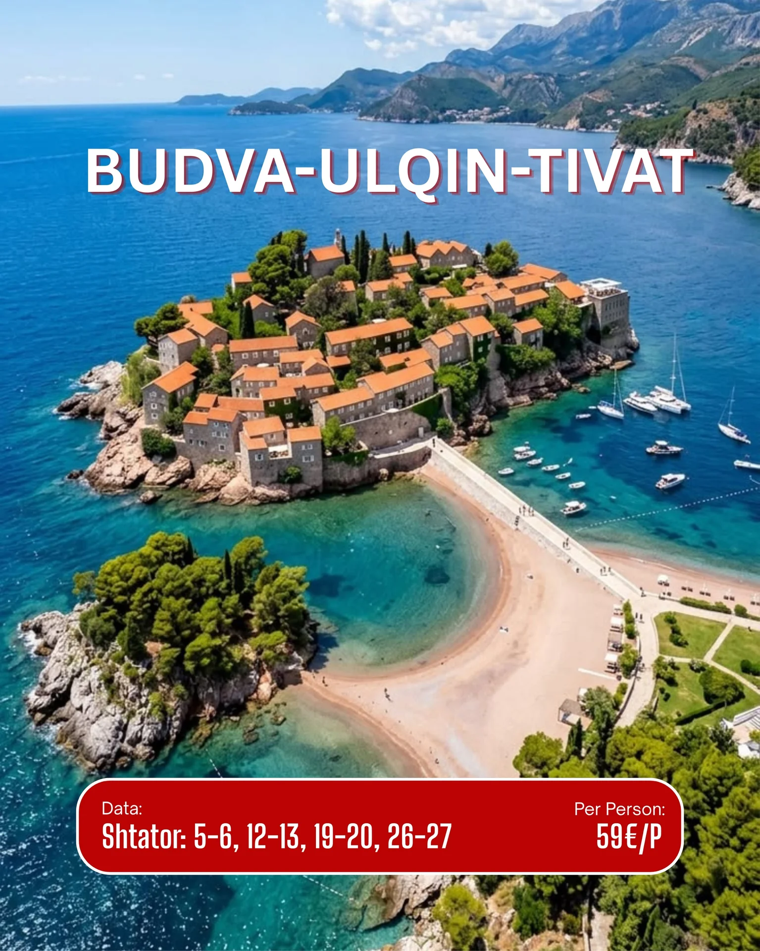 Budva - Ulqin - Tivat
