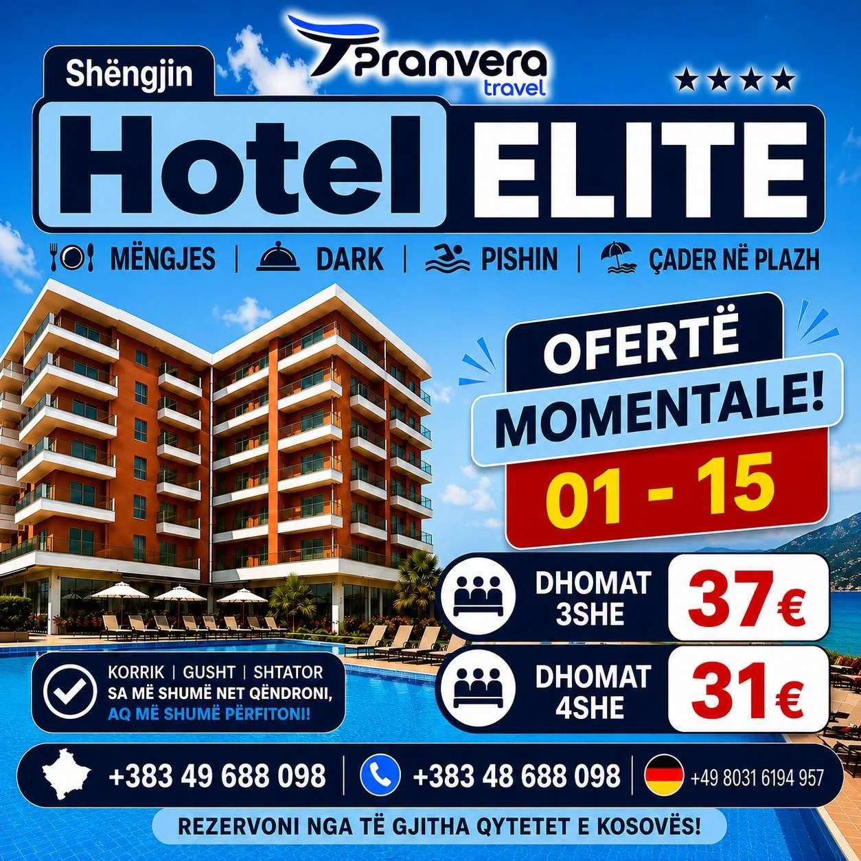 Hotel Elite, Shëngjin