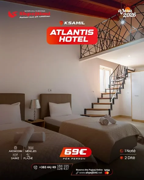 Atlantis Hotel & Apartments, Ksamil