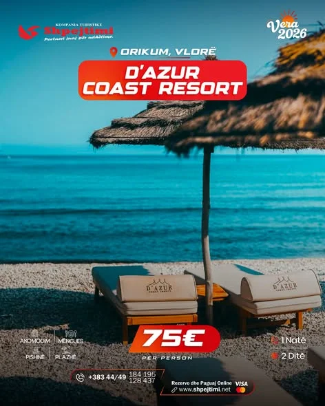 D'Azur Coast Resort, Orikum, Vlorë