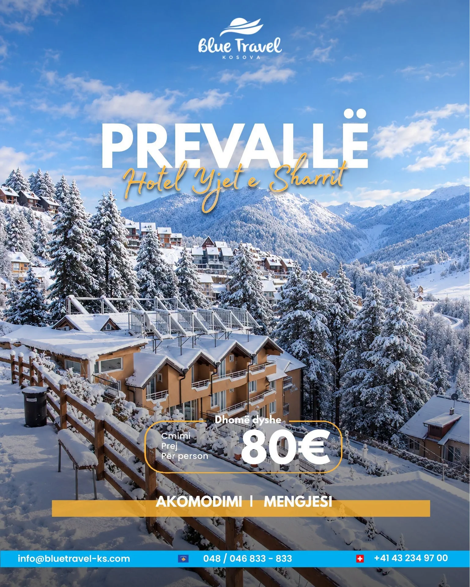 Hotel Yjet e Sharrit, Prevallë — Prevallë, Kosovë — foto 10 nga 12