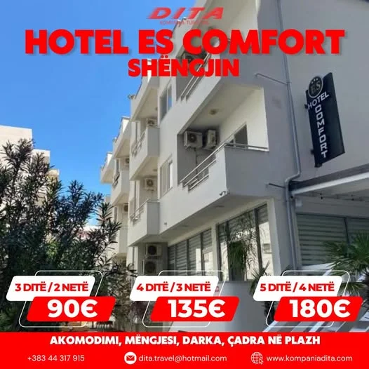 Hotel Es Comfort, Shëngjin