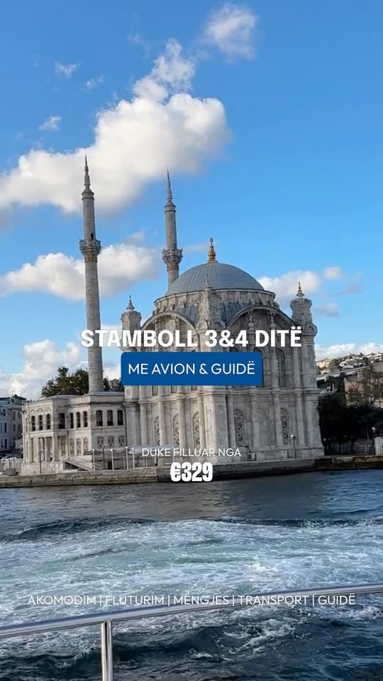 Stamboll, 3 ditë me avion dhe guidë