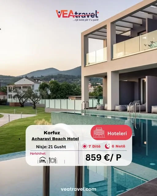 Acharavi Beach Hotel 4*, Korfuz