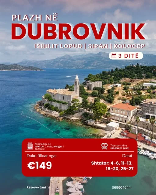 Plazh në Dubrovnik - Ishujt Lopud, Koločep, Sipan