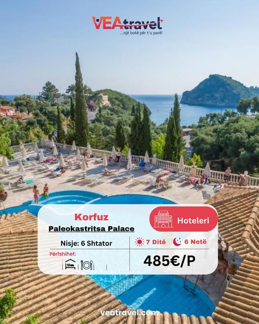 Paleokastritsa Palace 5*, Korfuz