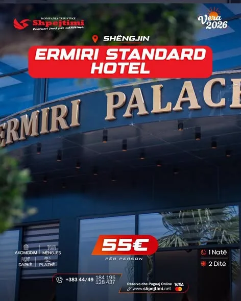 Hotel Ermiri Standard, Shëngjin