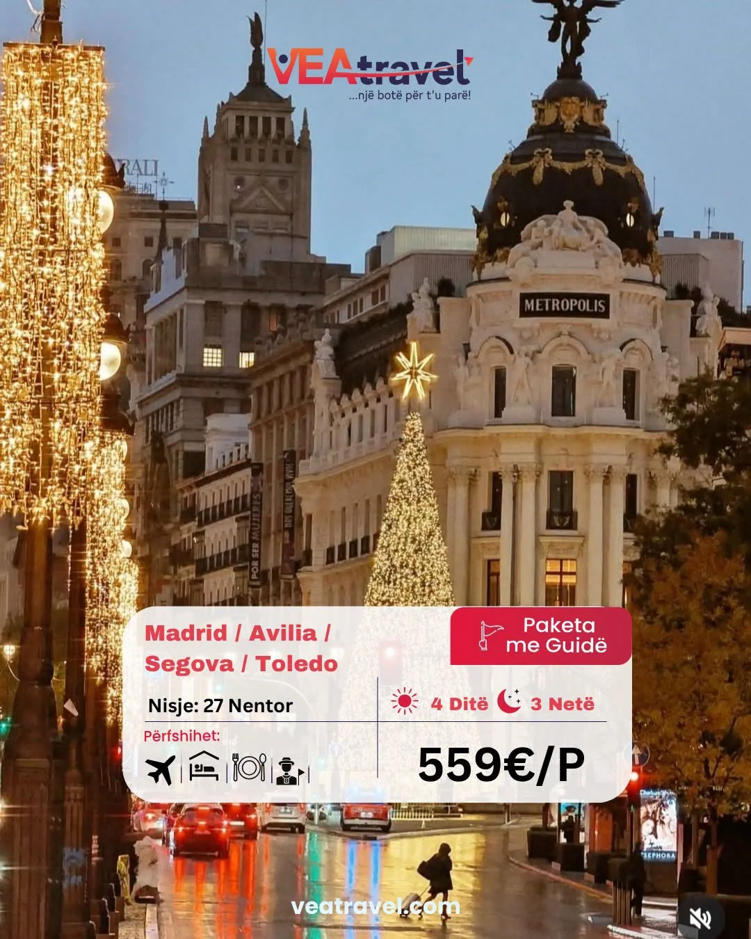 Madrid – Avila – Segovia – Toledo