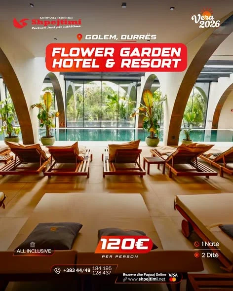 Flower Hotel & Garden Resort, Golem-Durrës