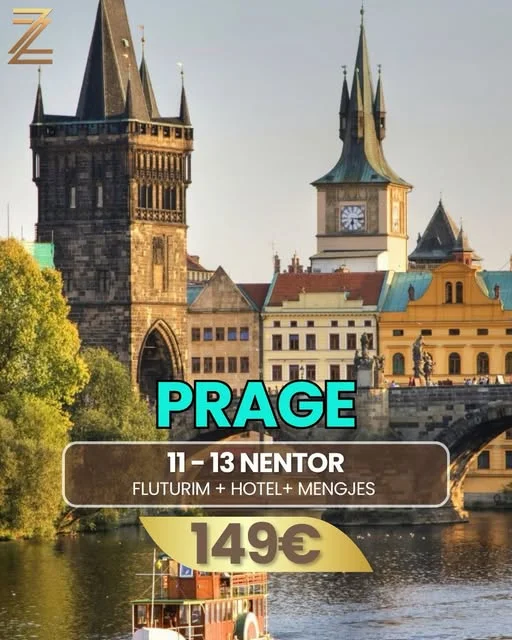 Pragë - Fluturim + Hotel + Mëngjes