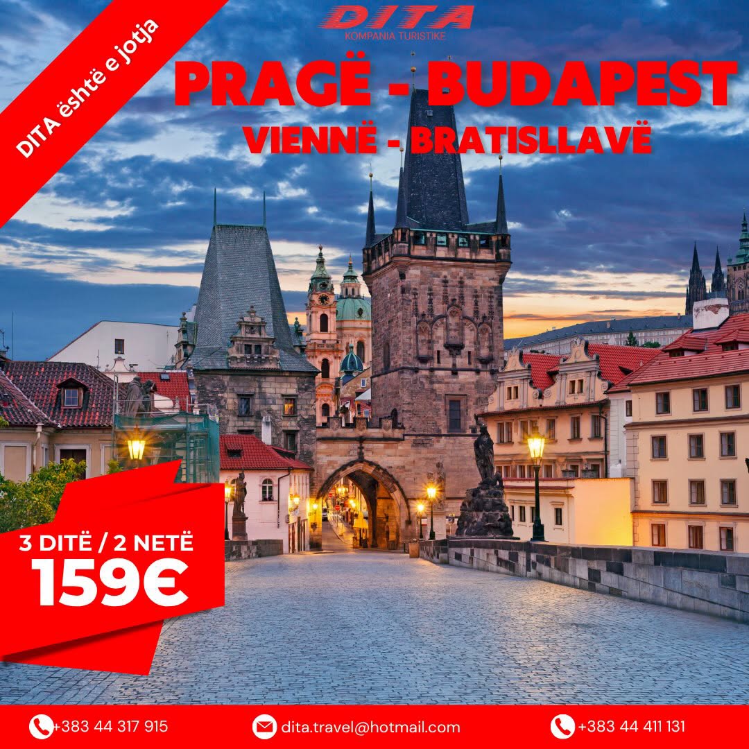 Pragë, Budapest, Vienë dhe Bratisllavë — Pragë, Çeki — foto 4 nga 5
