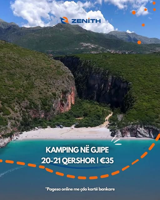 Kamping në Gjipe (Qershor/Korrik/Shtator)