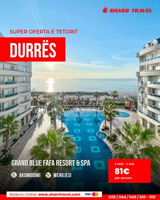 Grand Blue Fafa Resort & Spa, Durrës