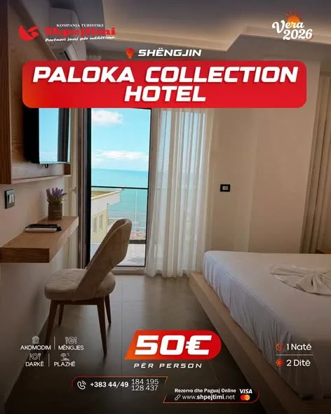 Paloka Collection Hotel, Shëngjin
