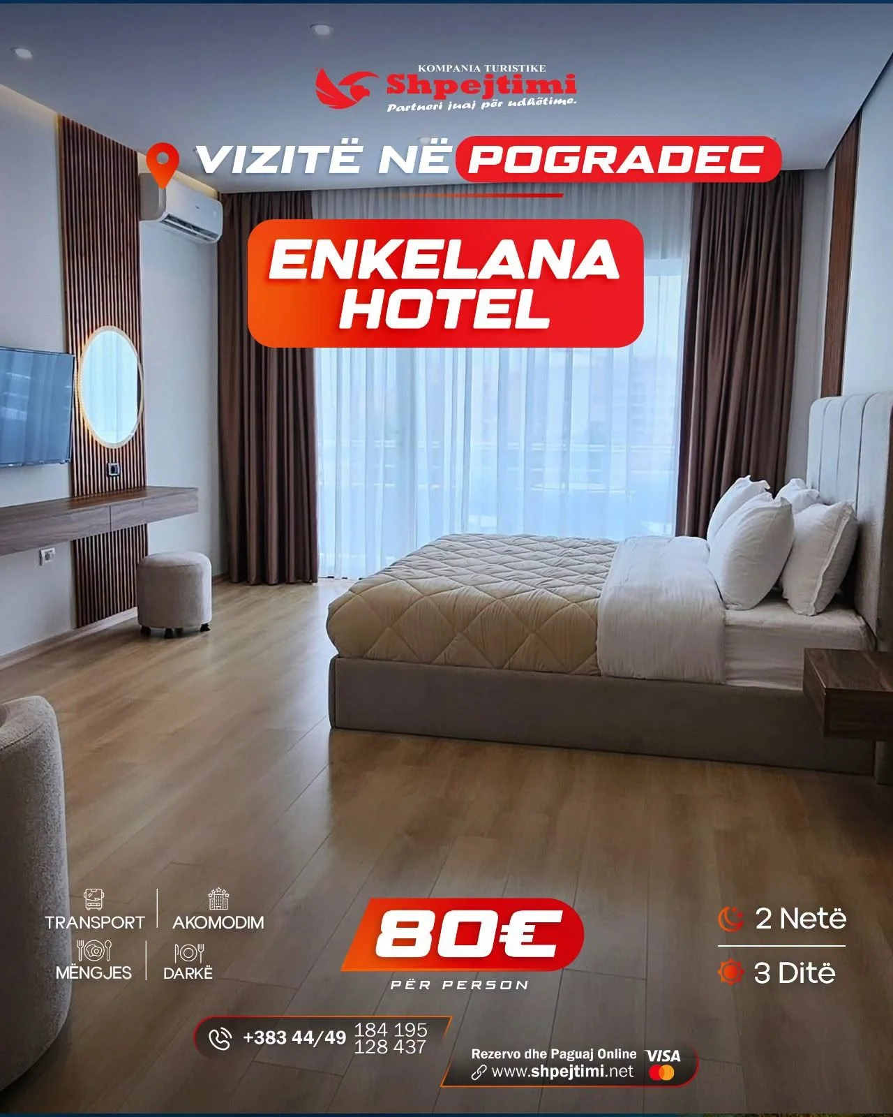 Hotel Enkelana, Pogradec — Pogradec, Shqipëri — foto 10 nga 13