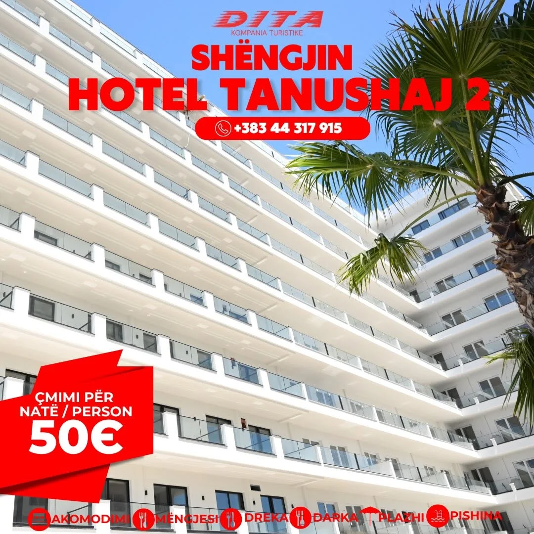 Hotel Tanushaj 2, Shëngjin