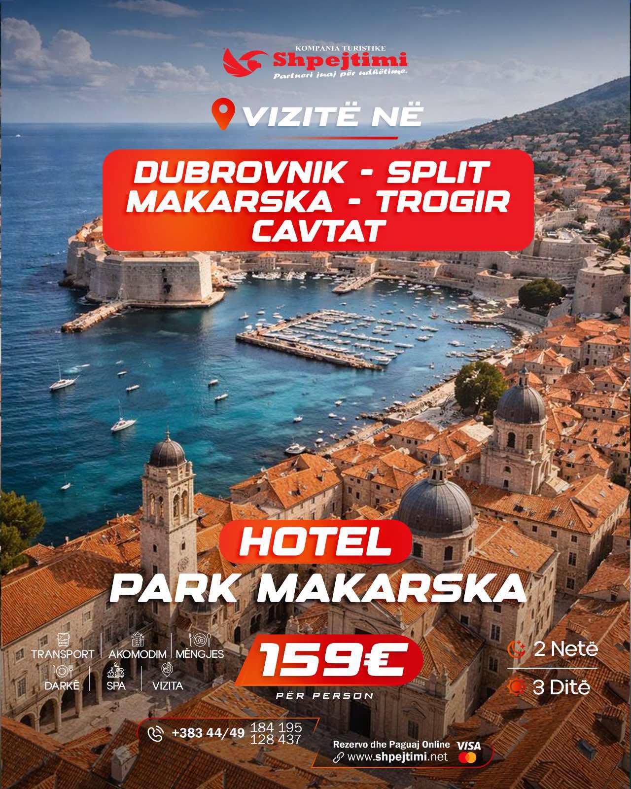 Hotel Park Makarska, Riviera Kroate — Riviera Kroate (Dubrovnik, Split, Trogir, Cavtat) — foto 10 nga 12