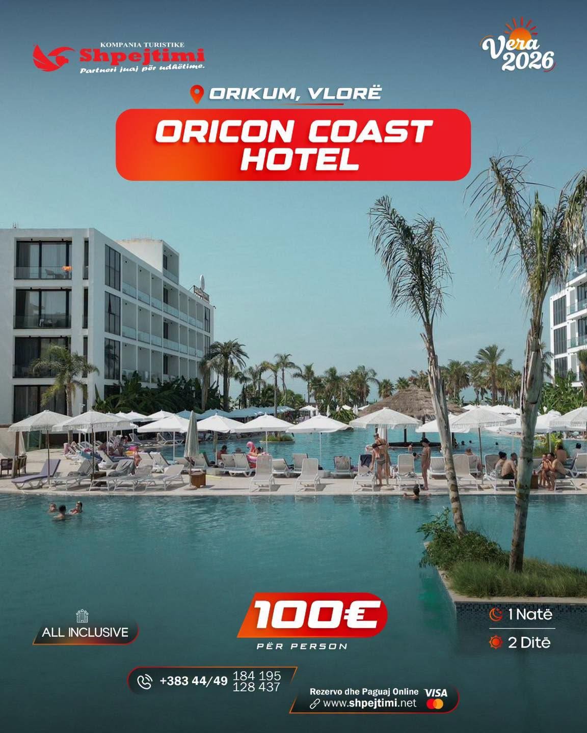 Oricon Coast Hotel, Orikum, Vlorë