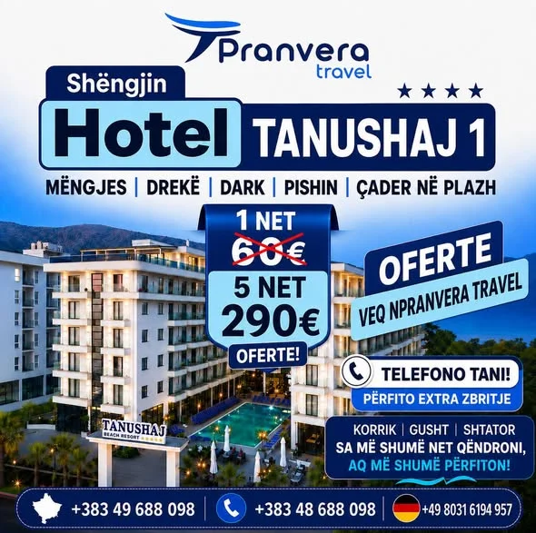 Hotel Tanushaj 1 & Tanushaj 2, Shëngjin